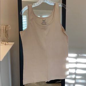 Faded Glory Cream Tank Top